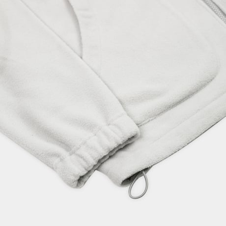 YARDSALE FLEECE ZIP HOOD SILVER