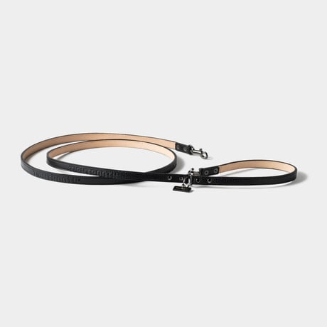 TIGHTBOOTH LEATHER DOG LEASH BLACK