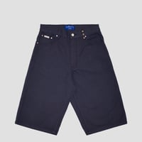 BYE JEREMY CANVAS SHORTS NAVY