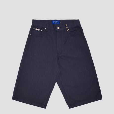 BYE JEREMY CANVAS SHORTS NAVY