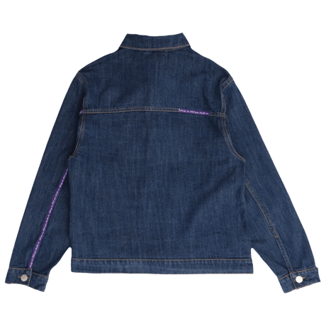 ADWYSD NIGO PURPLE LABEL DENIM JACKET BLUE