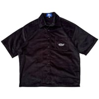 RERUN STAR SHIRT CORDUROY BLACK