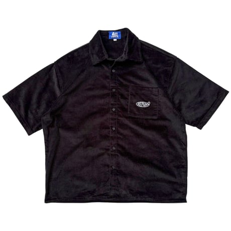 RERUN STAR SHIRT CORDUROY BLACK