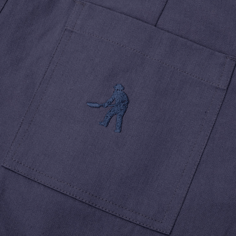 PASS~PORT HERRINGBONE LEAGUES CLUB SHORT - NAVY