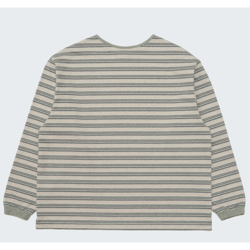 PWA STRIPED PIPING L/S TEE CLOUD ボーダー