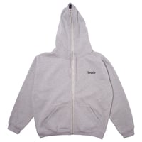 HODDLE ZIP HOOD GREY