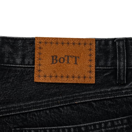 BoTT DENIM PAINTER SHORTS WASHED BLACK