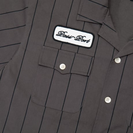 PASS~PORT STRIPED CASUAL SHIRT - TAR