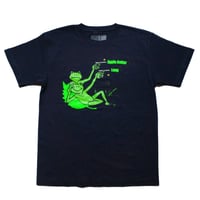 LAUG*APPLE BUTTER STORE  KOPIE TEE NAVY