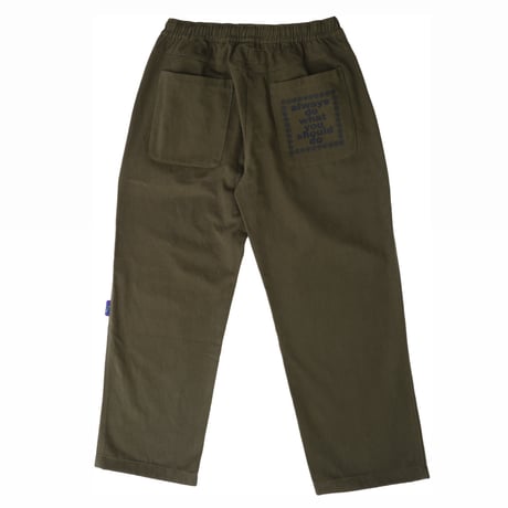 ADWYSD RELAXED GREEN SKATE PANT GREEN