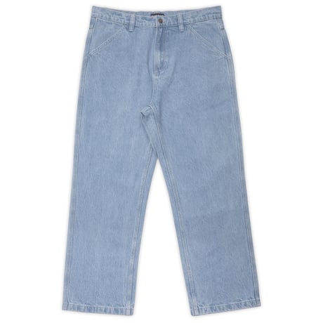 PASSPORT WORKERS CLUB DENIM JEAN - WASHED LIGHT INDIGO