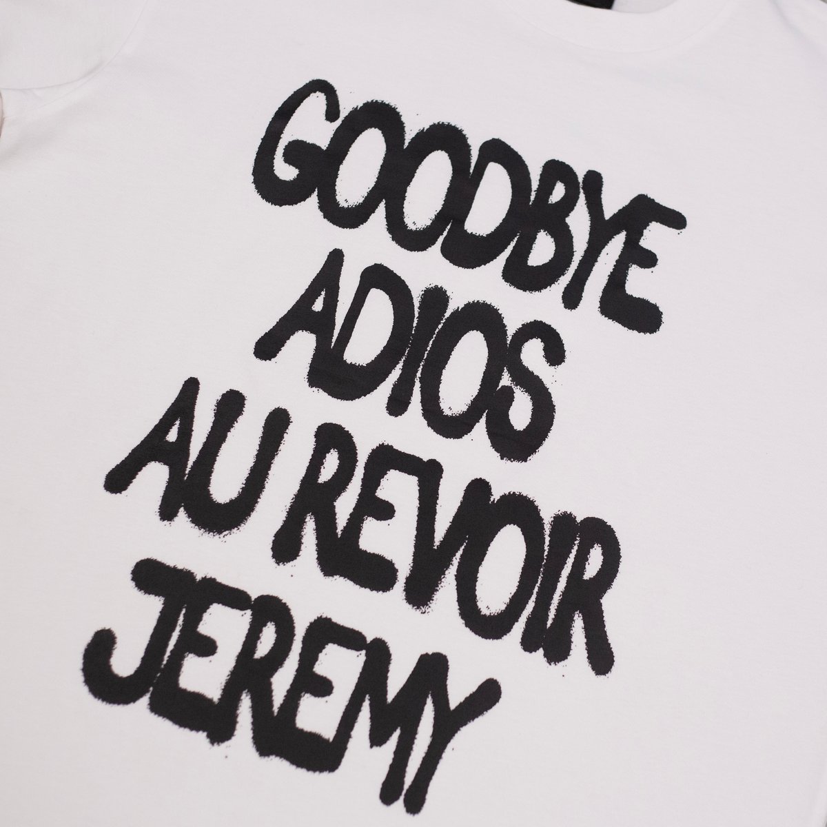 BYE JEREMY TRICYCLE T-SHIRT WHITE | LAUG 