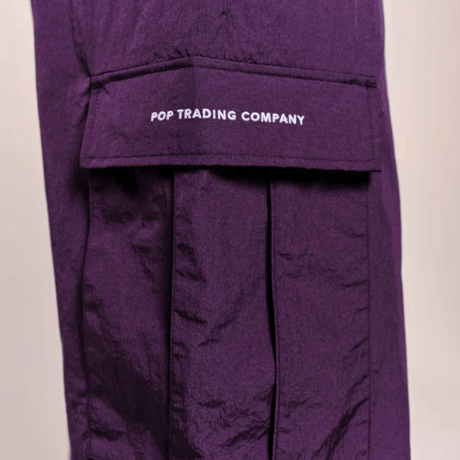 POP TRADING COMPANY  CARGO TRACK PANTS MYSTERIOSO