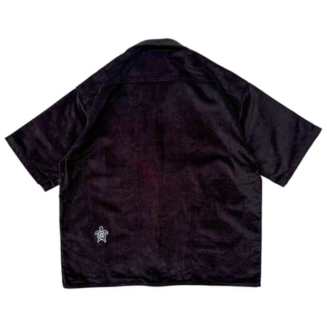 RERUN STAR SHIRT CORDUROY BLACK