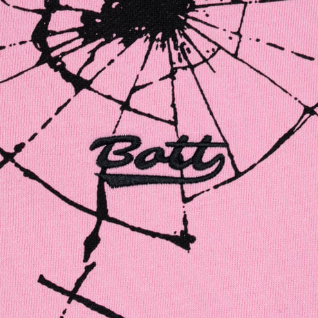 BOTT SHATTERED ZIP HOODIE PINK