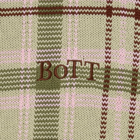 BOTT CHECKED KNIT NATURAL