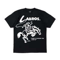 LABROS COW BOY TEE BLACK
