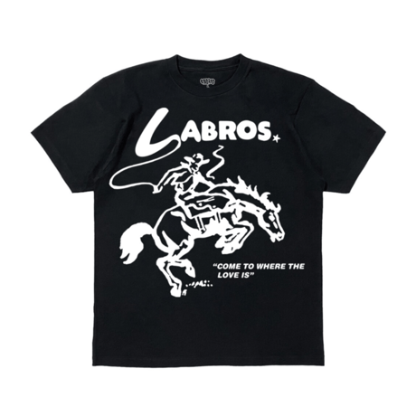LABROS COW BOY TEE BLACK