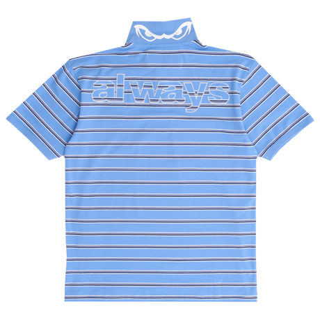 ADWYSD EDUCATED APPLIQUE POLO BLUE/WHITE
