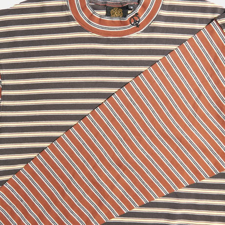 SEX HIPPIES STRIPED MOCK NECK