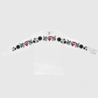 SEXHIPPIES PRIMATE LONG SLEEVE SHIRT WHITE