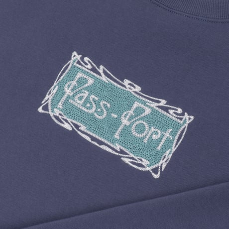 PASSPORT PLUME SWEATER - DUSTY BLUE