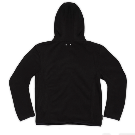 OCTAGON NINJA ZIP HOODED SWEATSHIRT BLACK