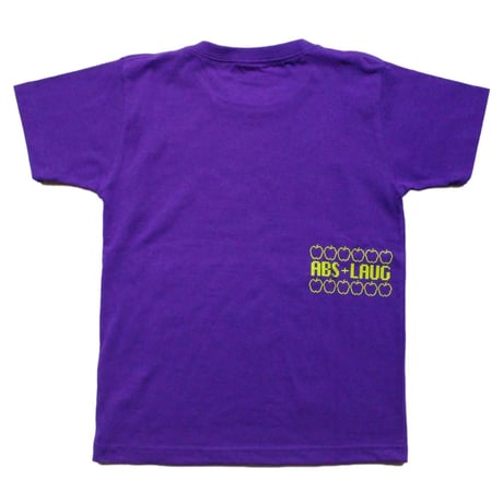 LAUG*APPLE BUTTER STORE DEGITAL TEE PURPLE
