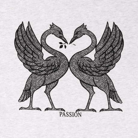 PASSION BIRDS T-SHIRT GREY MARL