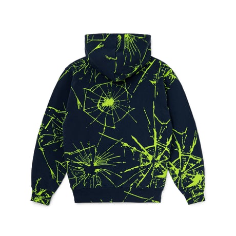 BOTT SHATTERED ZIP HOODIE NAVY