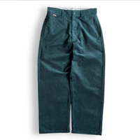 RWCHE  SESSION CORDUROY PANTS FOREST GREEN