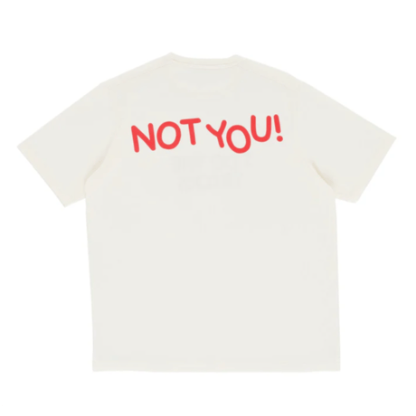 POP TRADING COMPANY TOO REAL T-SHIRT OFF WHITE