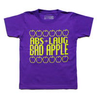 LAUG*APPLE BUTTER STORE DEGITAL TEE PURPLE