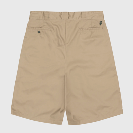 SEXHIPPIES WELDER'S STITCH LOOSE FIT WORK SHORTS TAN/ FOREST