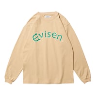 EVISEN ARCH LOGO LS TEE SAND