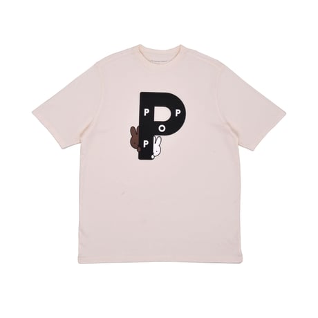 POP TRADING COMPANY MIFFY BIG P T-SHIRT OFF WHITE
