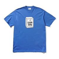 CASH ONLY CASH SAFE TEE ROYAL BLUE