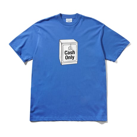CASH ONLY CASH SAFE TEE ROYAL BLUE