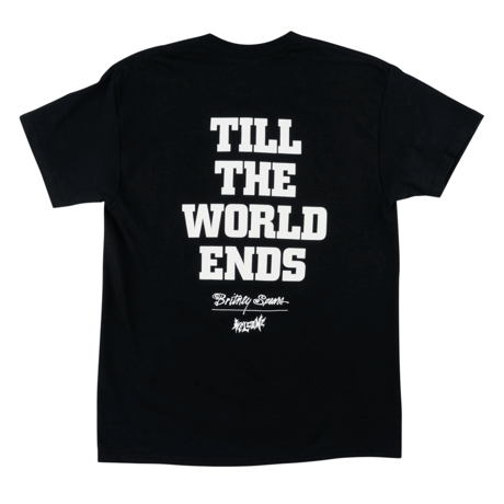 BRITNEY SPEARS X WELCOME TILL THE WORLD ENDS TEE BLACK