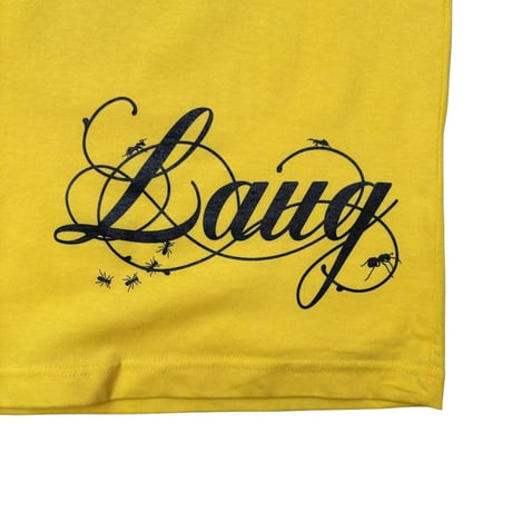LAUG ANT BABY TEE YELLOW