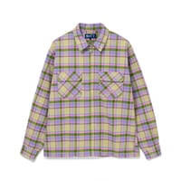 BoTT ZIP-UP FLANNEL SHIRT LAVENDER