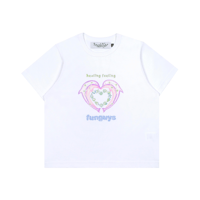 FUNGUYS DOLPHIN BABY TEE WHITE