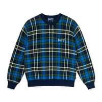 BOTT CHECKED KNIT NAVY