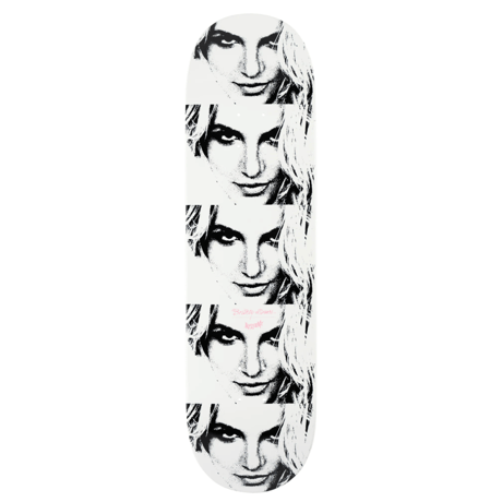 BRITNEY SPEARS X WELCOME TILL THE WORLD ENDS ON POPSICLE WHITE DIP 8.75