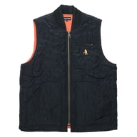 PASSPORT TILDE PUFF PACKERS VEST BLACK