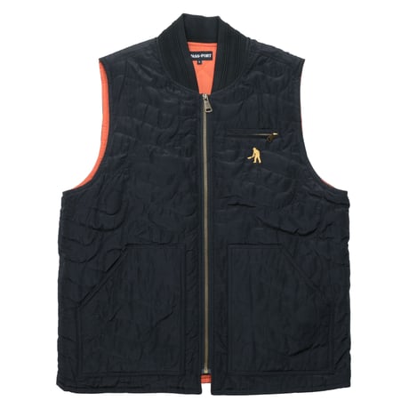 PASSPORT TILDE PUFF PACKERS VEST BLACK