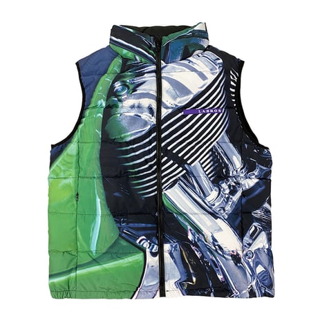 LABROS MOTORCYCLE PADDED VEST (GREEN)