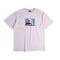 TOKEN INTELLIGENT BEINGS DON'T ENGAGE IN WAR TEE LIGHT VIOLET