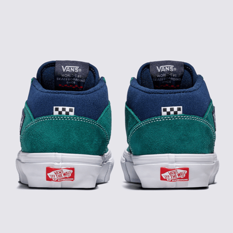 VANS SKATE HALF CAB TARTAN BLUE/GREEN
