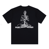 FUNGUYS PEACE BEGINS WITHIN TEE BLACK